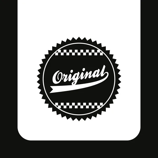 Original label — Stock Vector