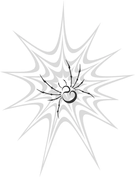 Spider web umění — Stockový vektor