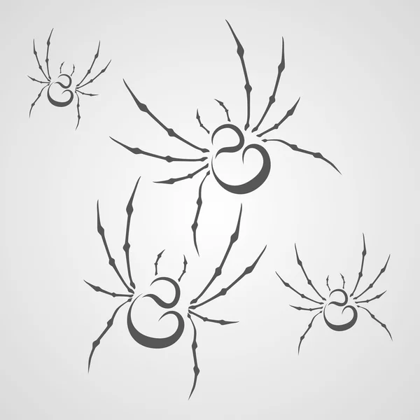 Spider web kunst — Stockvector