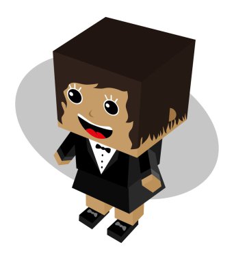 Sekreter kadın karakter