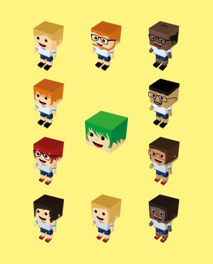 blok karakter paketi