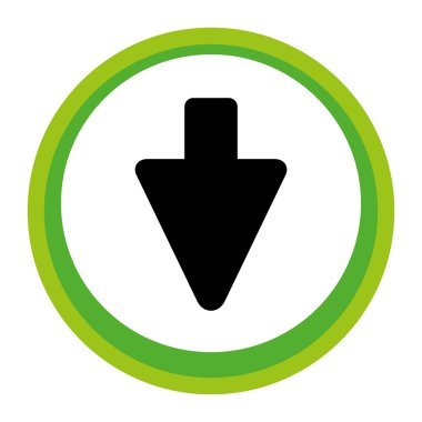 ok simgesi düğmesini basılı