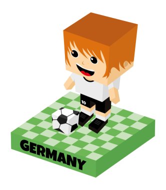 Almanya futbol blok karakter