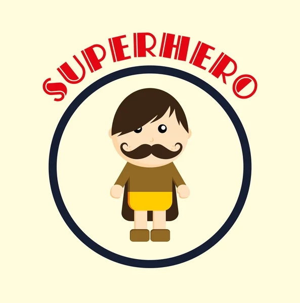 Little hero — Stock Vector