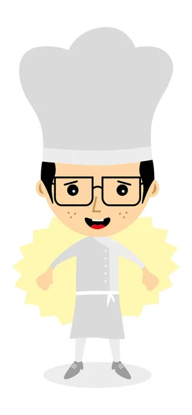 Rajzfilm chef — Stock Vector