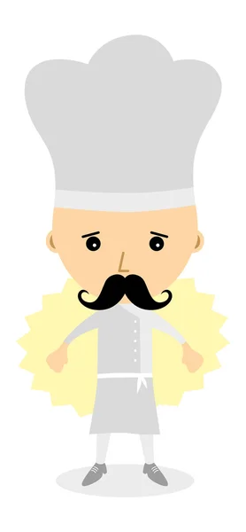 Rajzfilm chef — Stock Vector