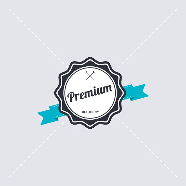 Autocollant étiquette Premium — Image vectorielle