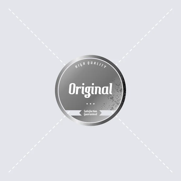 Original label sticker — Stock Vector