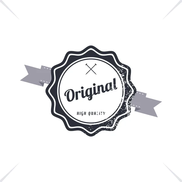 Original label sticker — Stock Vector