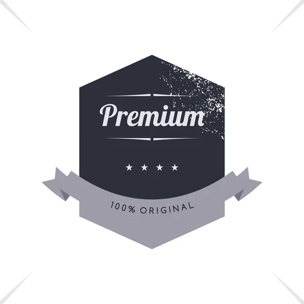 Premie label sticker — Stockvector