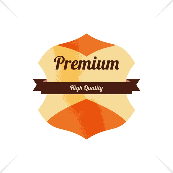 Autocollant étiquette Premium — Image vectorielle