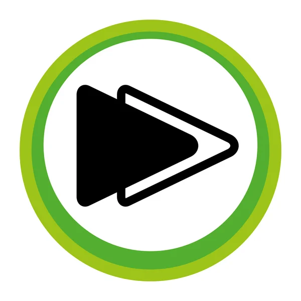 Suivant bouton icône de l'application gui — Image vectorielle