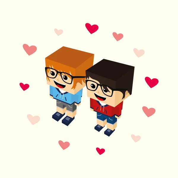 Amour Couple Dessin Anime Image Vectorielle Par Vectorfirst C Illustration
