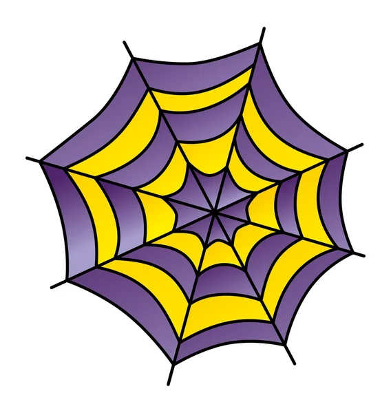 Spider web art — Stock Vector
