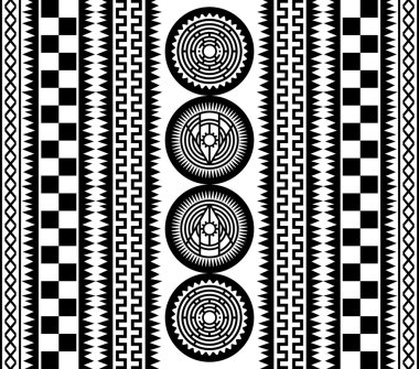Native american art pattern clipart