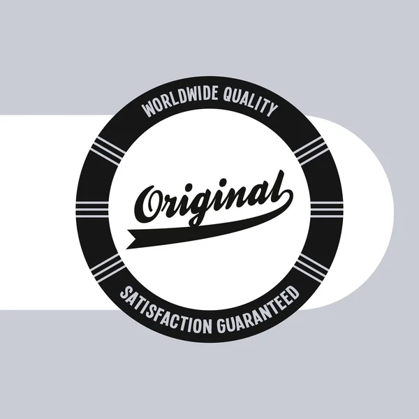 Original vintage label — Stock Vector