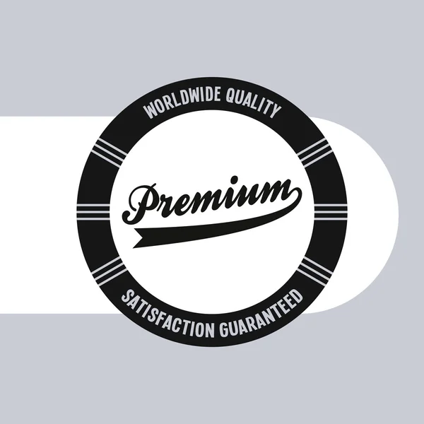 Classic premium theme emblem — Stock Vector