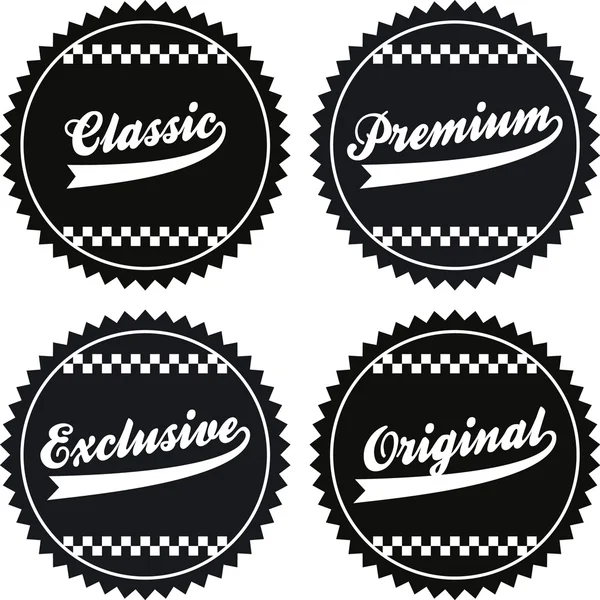 Vintage label sticker — Stock Vector