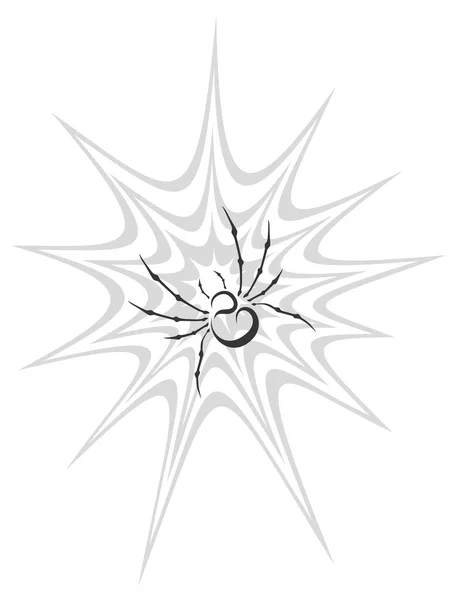 Spider umění ilustrace — Stockový vektor