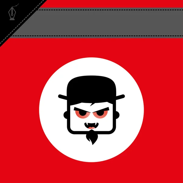 Dracula avatar mâle — Image vectorielle