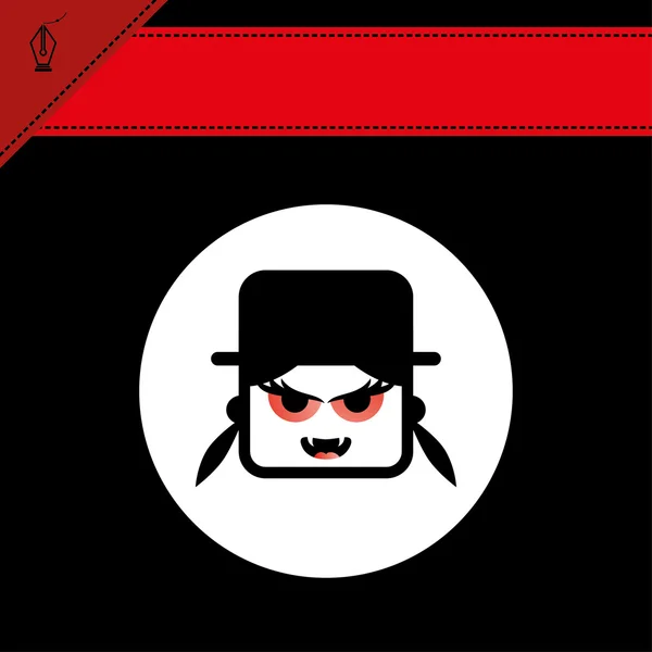 Dracula avatar femelle — Image vectorielle