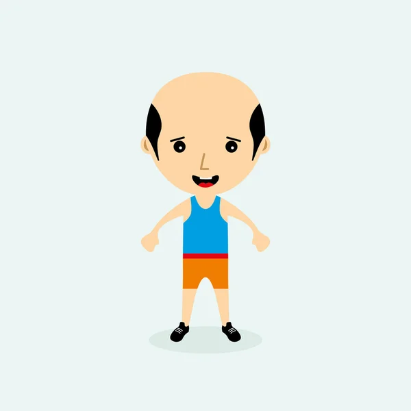 Homme sportif — Image vectorielle