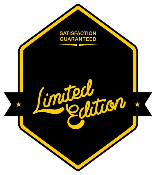 Limited edition label — Stock Vector