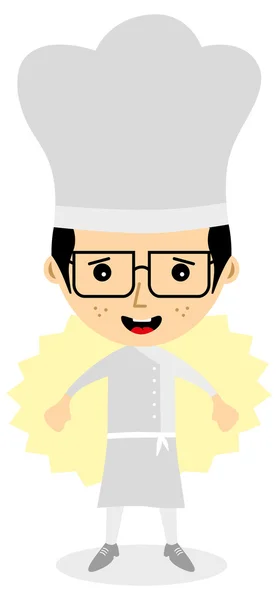卡通厨师 — 图库矢量图片