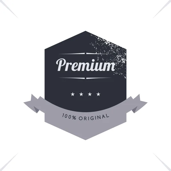 Premium etiket sticker — Stok Vektör
