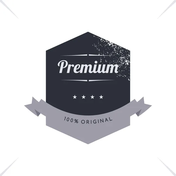 Premium  label sticker — Stock Vector