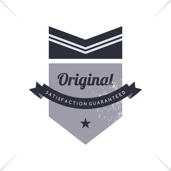 Originele label sticker — Stockvector