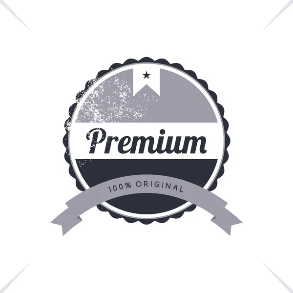 Premium  label sticker — Stock Vector