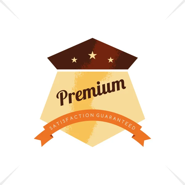 Autocollant étiquette Premium — Image vectorielle