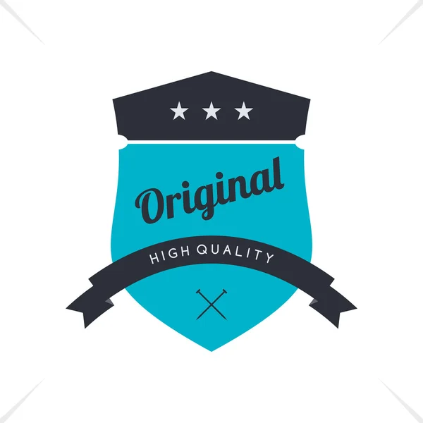 Original label sticker — Stock Vector