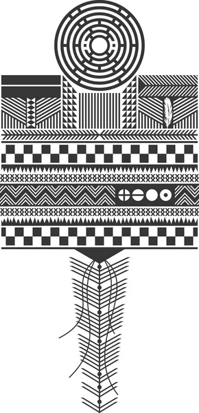 아메리카 원주민 미술 패턴 벡터 그래픽