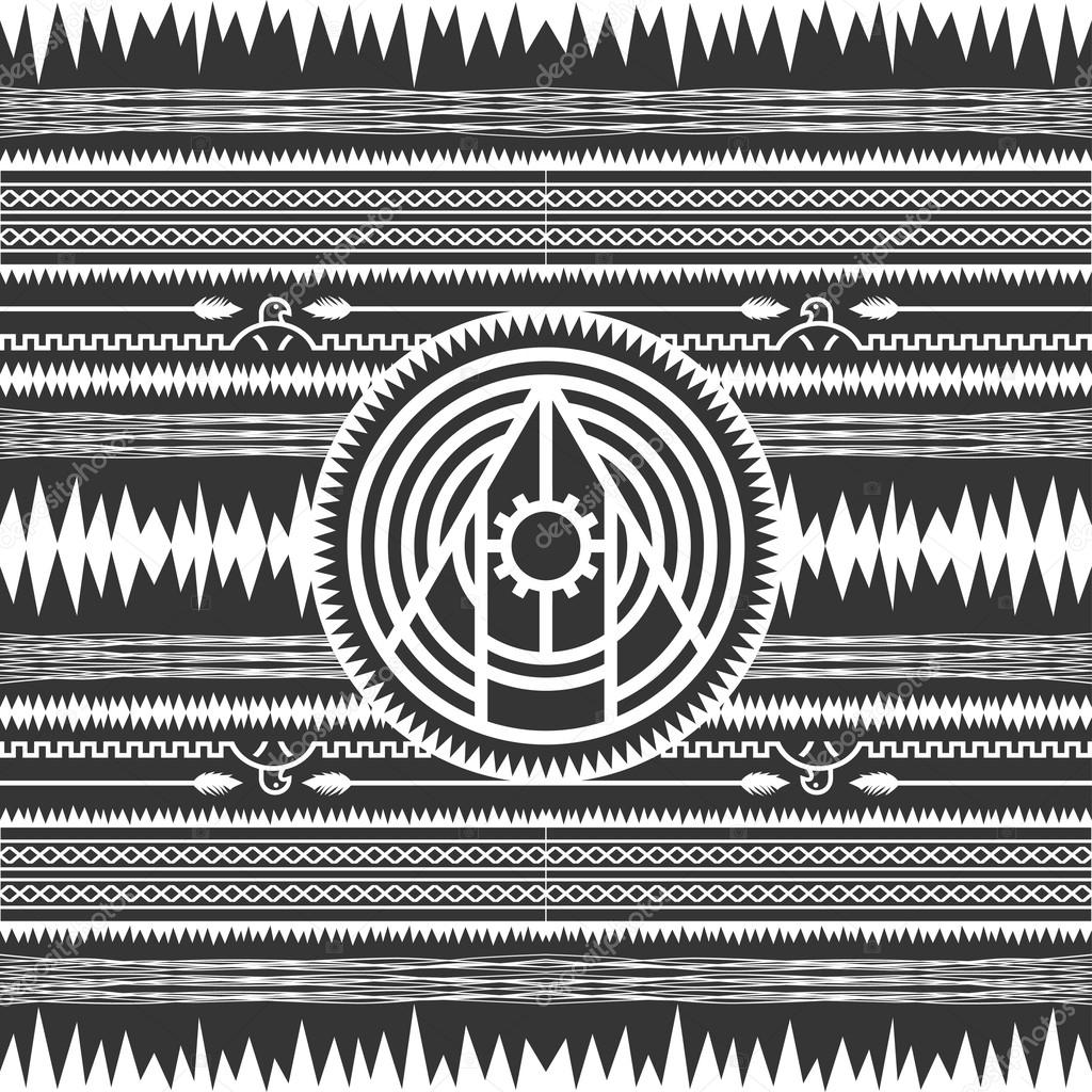 Native american art pattern