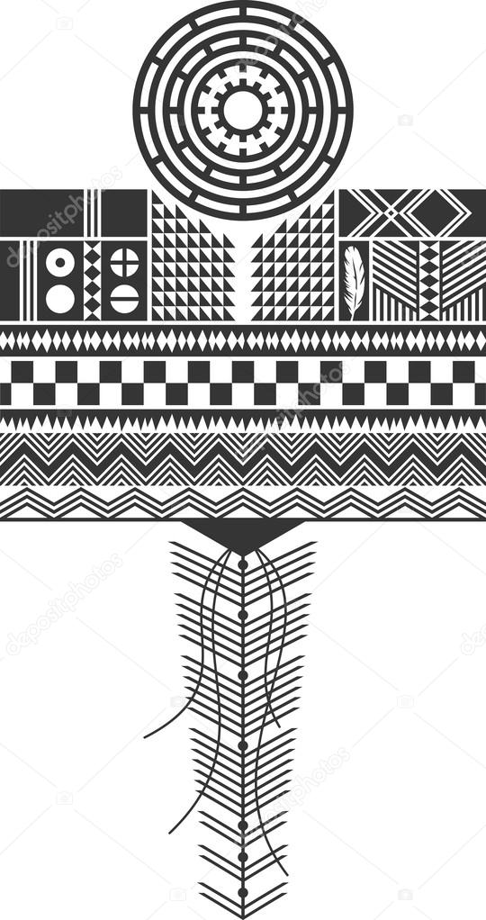 Native american art pattern