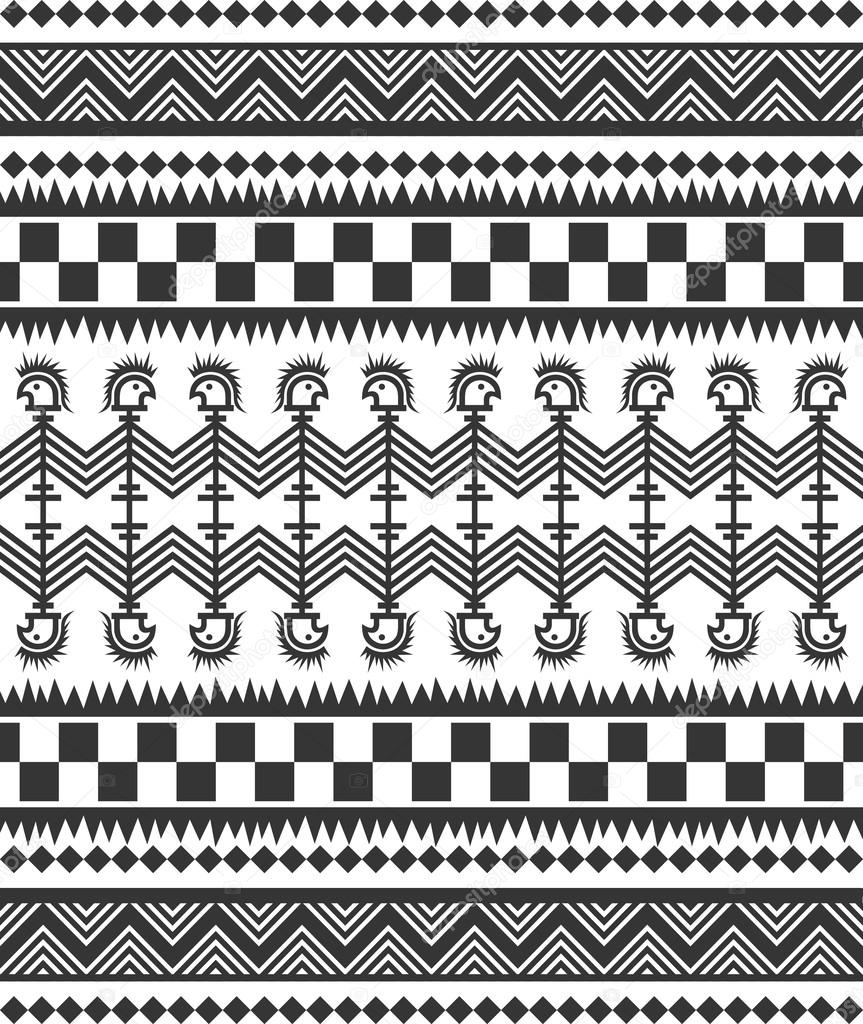 Native american art pattern