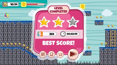 oyun varlıkları platformu şablonu