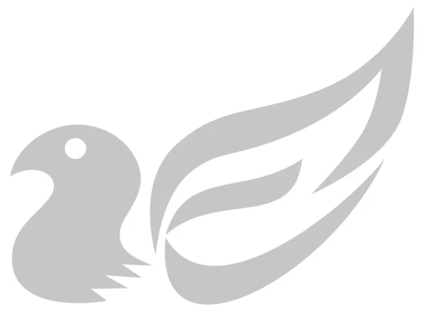 Орел птах з крилом — стоковий вектор
