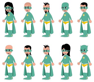 kötü adam karikatür balon sanatı