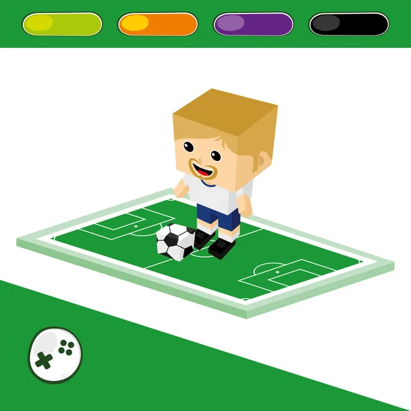 SOCCER mondial — Image vectorielle