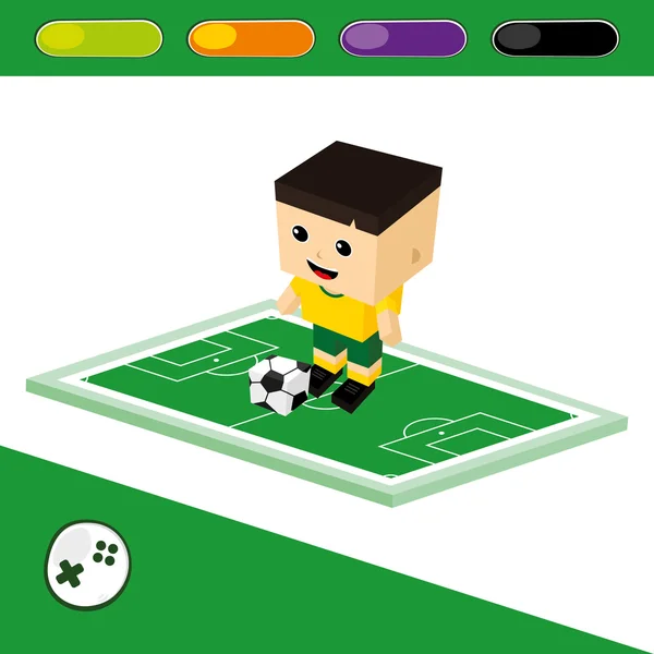 SOCCER mundial — Vetor de Stock