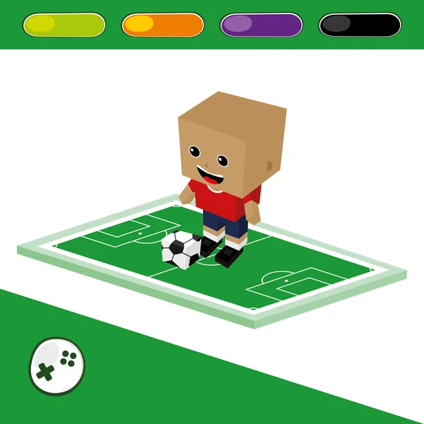 SOCCER mundial — Vetor de Stock