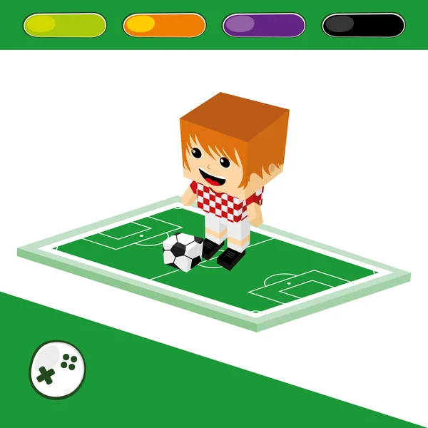 SOCCER mondial — Image vectorielle