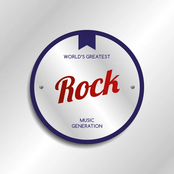 Musique rock — Image vectorielle