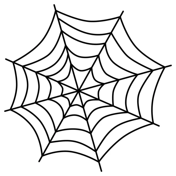 Spider-web ilustración de arte — Vector de stock