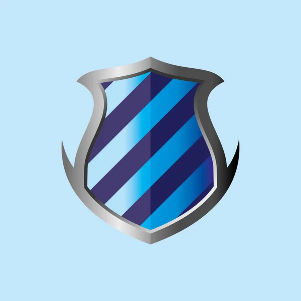 Motiv Blue shield — Stockový vektor