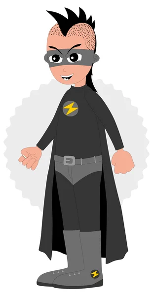 Cartoon super held man — Stockvector