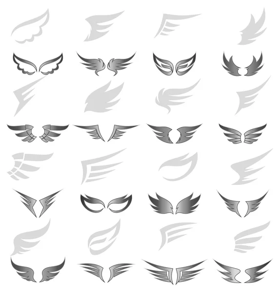 Ensemble de collection Wing — Image vectorielle